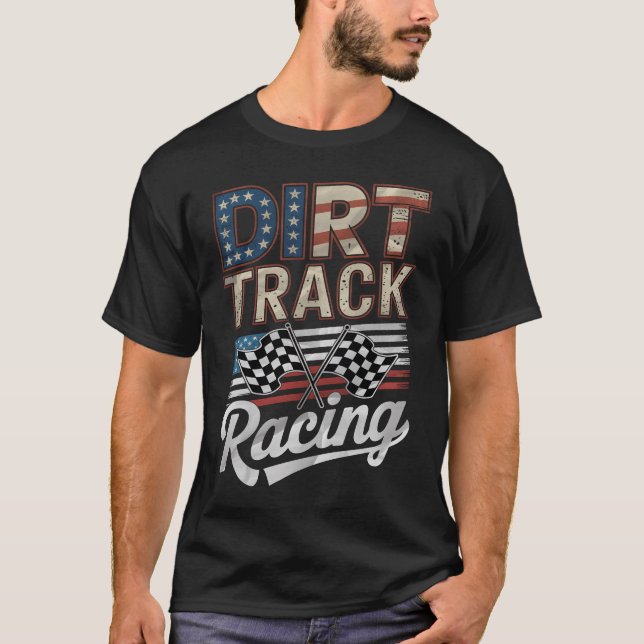 Camiseta Traje de diafragma Patriótica American Flag Sprint (Frente)