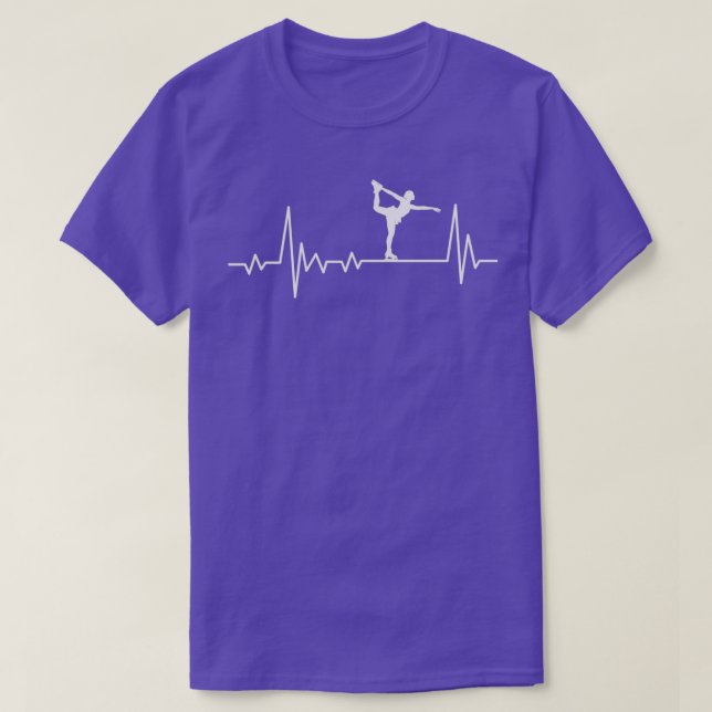Camiseta Traje de gelo Figura Ritmo de salto do ponto cardí (Frente do Design)