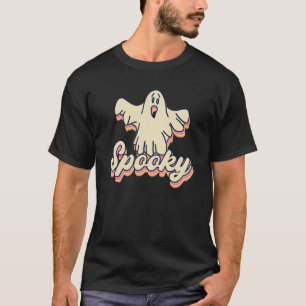 Camiseta Traje de Halloween Assustador Fantasma Assombrado