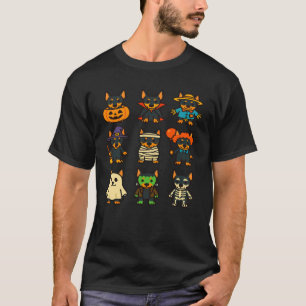 Camiseta Traje de Halloween Doberman Pinscher Engraçado Ass
