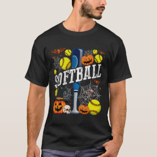 Camiseta Traje de Halloween engraçado de T suave com abóbor