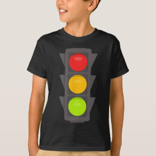 Camiseta Traje de Halloween Fosse Parado Vermelho Amarelo