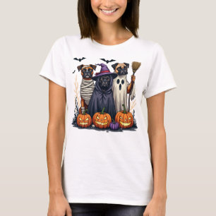 Camiseta Traje de Halloween para Boxer Amante de Cães Assus