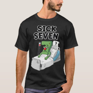 Camiseta Traje de Halloween Sick Seven 67 Design de Brincad
