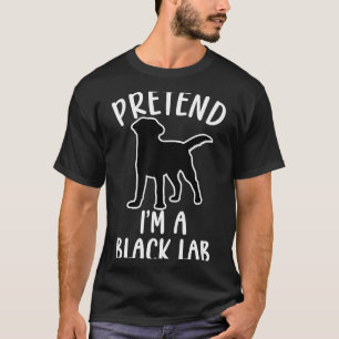 Camiseta Traje de Halloween Sou Amante de Cachorro Labrador