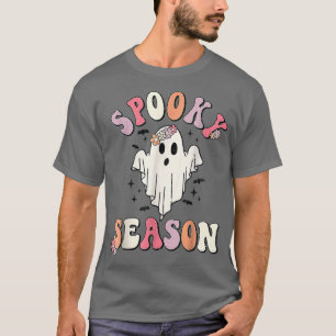 Camiseta Traje de Halloween Spooky Boo Retro