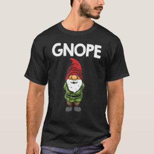 Camiseta Traje de jardinagem Gnope Gráfico de jardim Anão d