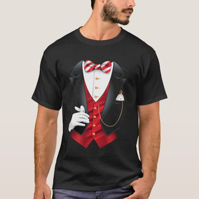 Camiseta Traje de Mágico Smoking (Frente)