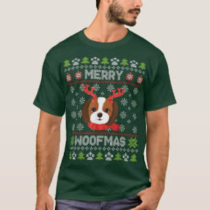 Camiseta Traje De Natal Noel Para Cão Shih Tzu Snow Merry C