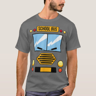 Camiseta Traje de ônibus Legal e fácil veículo no dia das b