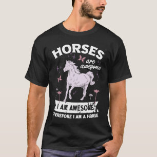 Camiseta Traje de Proprietário de Cavalgada Equestre Cavalo