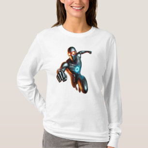 Camiseta Traje de Reator Arc Homem de Ferro - Super Herói M
