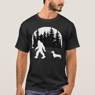Camiseta Traje Divertido de Sasquatch para Cachorro Salsich