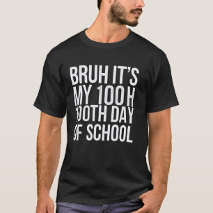 Camiseta Traje do 100º Dia de Aula para Crianças, Professor