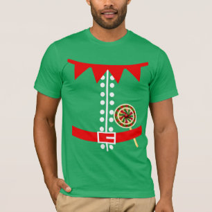 Camiseta Traje do duende de Santa