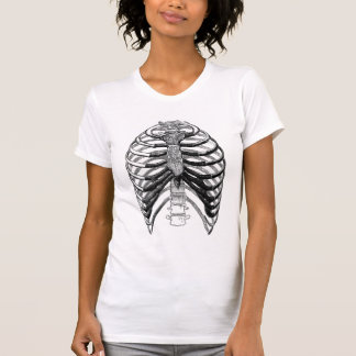 Camiseta Traje do esqueleto do Dia das Bruxas