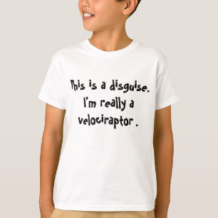 Camiseta Traje do Velociraptor