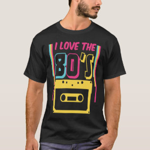 Camiseta Traje dos anos 80 Eu adoro a Escola Retroativa dos