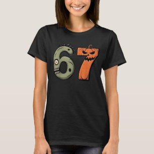 Camiseta Traje engraçado de Halloween 6 7 Meme 67 Halloween
