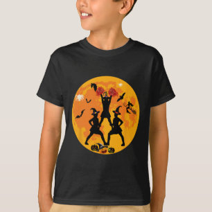 Camiseta Traje engraçado de líder de torcida no Halloween C