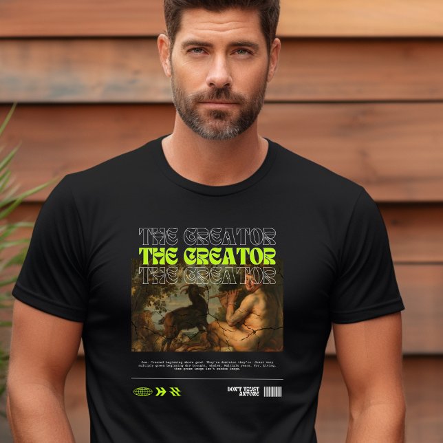 Camiseta Traje Escuro A Camisa-T Criadora (Criador carregado)