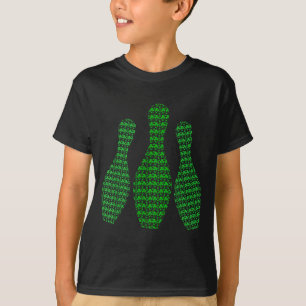 Camiseta Traje Irlandês de Boliche de Trevo do Dia de São P