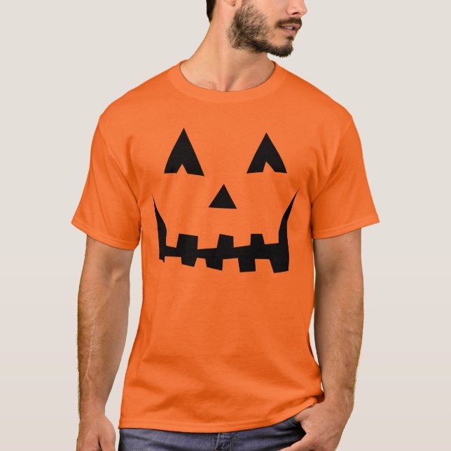 Camiseta traje jackolantern da jaque-o-lanterna do Dia das (Frente)