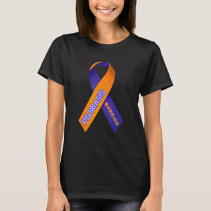 Camiseta Traje Laranja Fita Psoríase Mês de Consciência