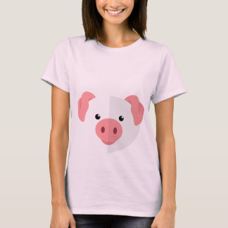 Camiseta Traje leitão bonito do Dia das Bruxas da gravidez