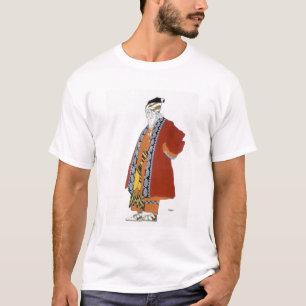 Camiseta Traje o design para um ancião em um casaco