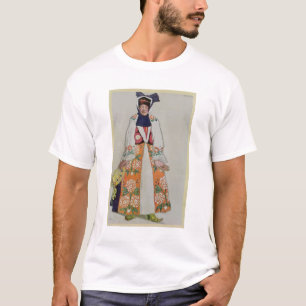 Camiseta Traje o design para uma mulher do camponês, de