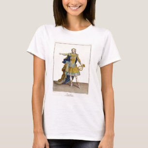 Camiseta Traje para Apollo na ópera "Phaethon", engrav
