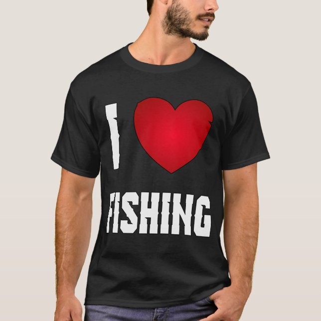 Camiseta traje perfeito para os pescadores pescando. Ótimo  (Frente)