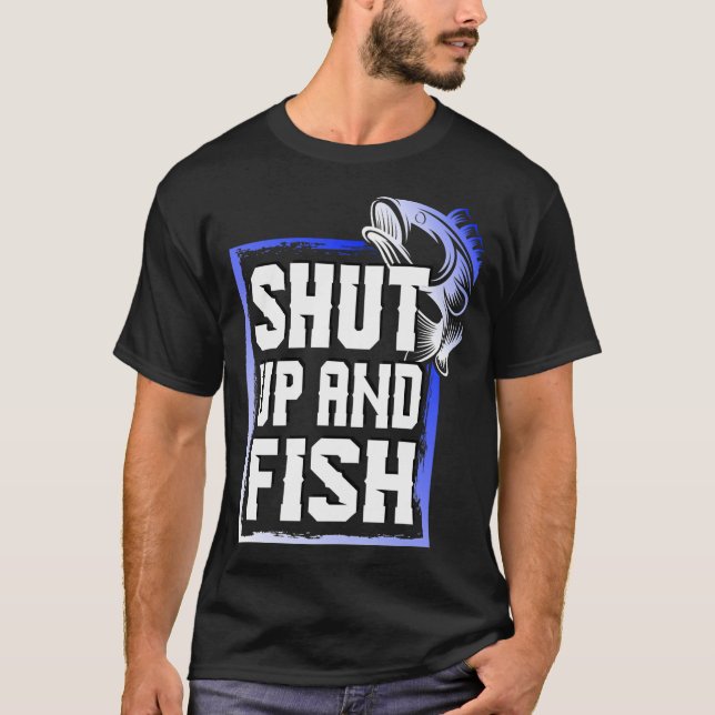 Camiseta traje perfeito para os pescadores pescarem. Ótimo  (Frente)