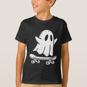 Camiseta Traje preguiçoso de Halloween de fantasma engraçad