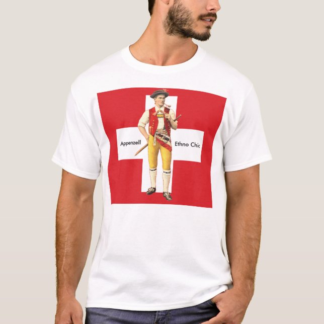 Camiseta Traje tradicional chique de Appenzell Ethno (Frente)
