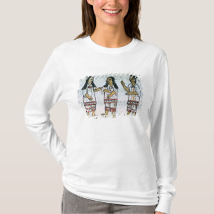 Camiseta Trajes astecas fêmeas