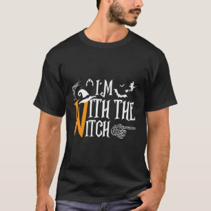 Camiseta Trajes de Casal de Bruxa para o Halloween