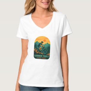 Camiseta Trajes de Verão sem rumo - Aventura de bicicleta d