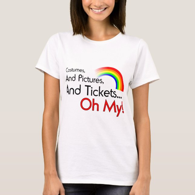 Camiseta Trajes, imagens, professor da dança dos bilhetes (Frente)