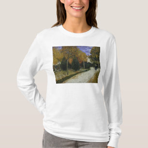 Camiseta Trajeto de Vincent van Gogh   no parque em Arles,