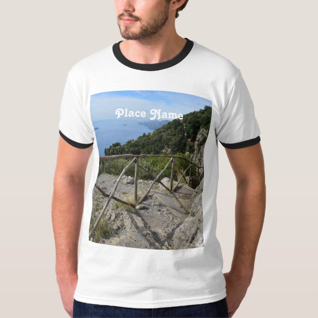 Camiseta Trajeto dos deuses Amalfi (Frente)