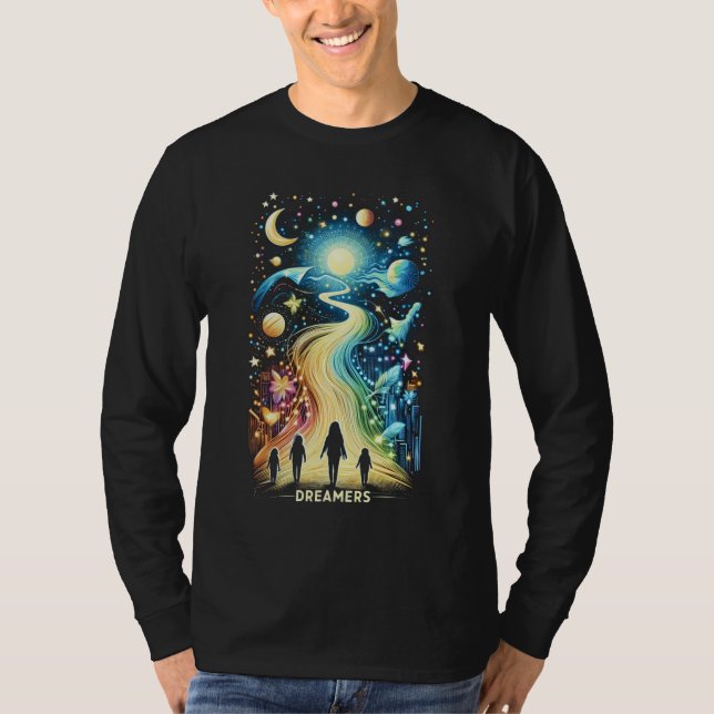 Camiseta Trajetores de luz (Frente)