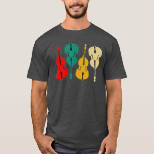Camiseta Trajetória De Bass Direita Dupla Vintagem De Bass