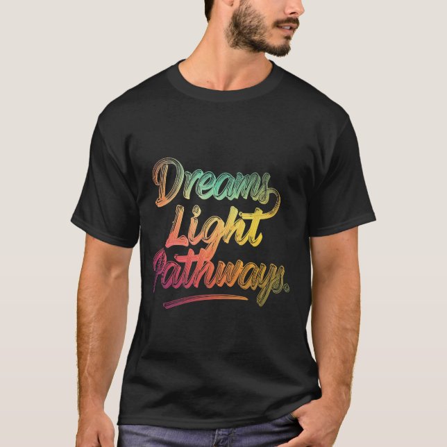 Camiseta Trajetórias de luz (Frente)