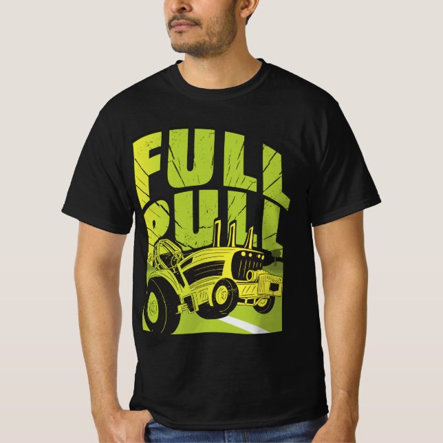 Camiseta Traktor Pulling T-Shirt Acryl Wandkunst Poster (Frente)