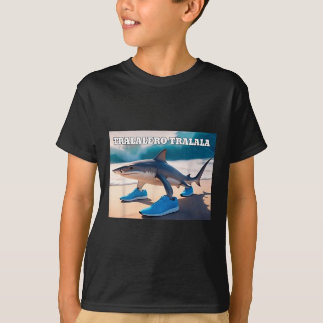 Camiseta Tralalalero Tralala Funny Shark Meme (Frente)