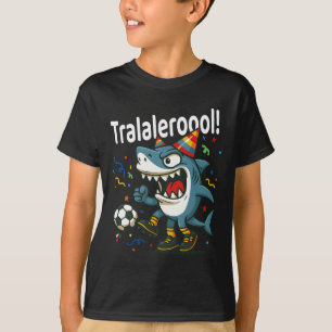 Camiseta Tralalero Tralala Italianos Garotos do Futebol Rot