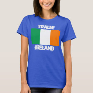Camiseta Tralee, Irlanda, com bandeira irlandesa