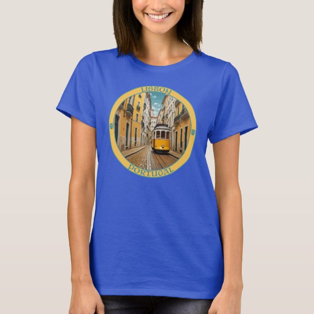 Camiseta Tram 28 Lisboa Portugal (Frente)
